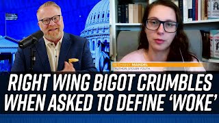 Famous Right-Wing-Nutter DISINTEGRATES During Live Interview - Can't Define "Woke!" Net Worth