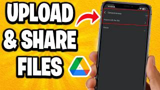How To Upload & Share Files On Google Drive - Step By Step
