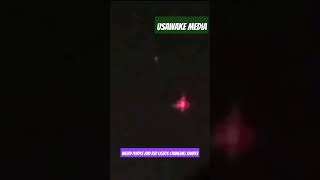 weird purple and red lights change shapes. UAPs that are unexplained. #uap #ufo #drone #5g #USAwake