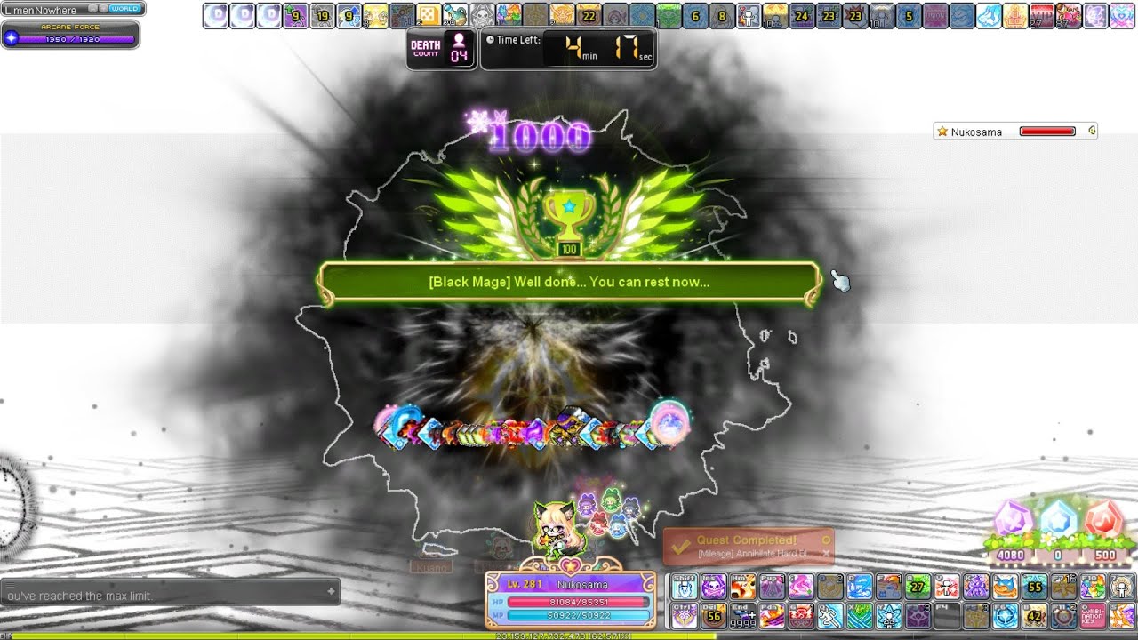 [MapleSEA Cass] Eunwol Blackmage Solo - YouTube