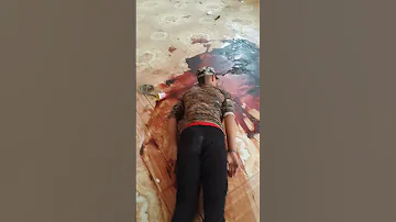 ذبح شيعي على يد داعش 