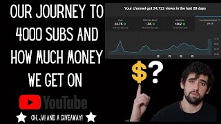 How we got to 4000 subscribers and how much we earn + GIVEAWAY!.