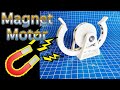 3D printed magnet motor. Surprising results!