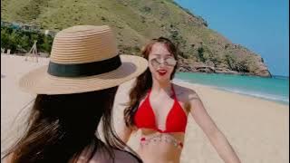 Dua Gadis Seksi menari Bachata Sensual di pantai | Leona Lewis - Cinta Berdarah