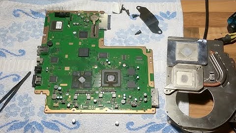 PS3 Slim Capacitors replacement for Other Cooler By:NSC