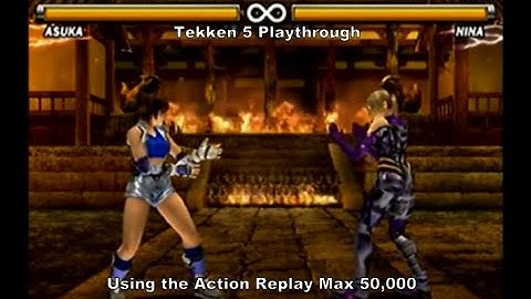 Tekken 5 Playthrough using the Ps2 Action Replay Max 50,000 :D #Playstation #Sony #Ps2 #CheatCodes