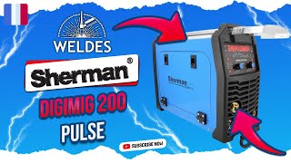 Poste à Souder Sherman TIG 202P Pulse 200A - Avec Bouteille Argon, Poignées TIG/MMA, Garantie 2 Ans