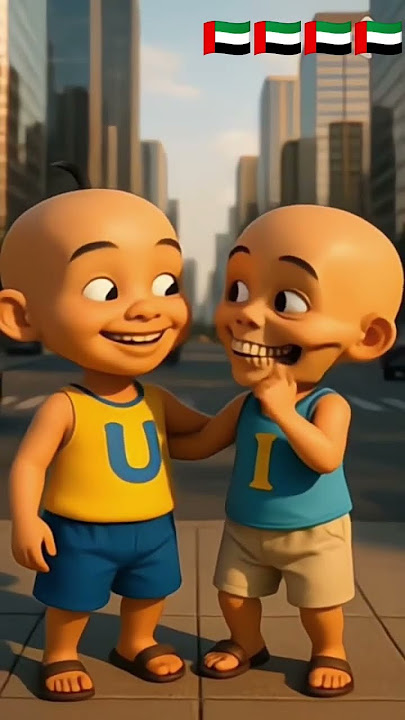 waduh Upin Ipin menjadi tengkorak #shorts #kartun #upinipin