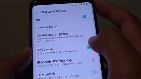 Samsung Galaxy S8: How to Enable / Disable Screen Stay Awake