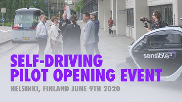 Sensible 4 launches self-driving pilot in Helsinki, Finland