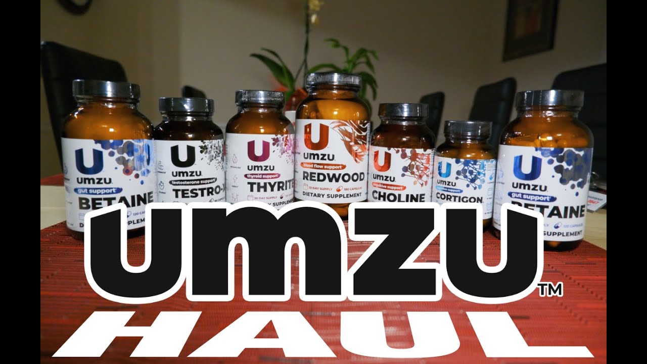 UMZU Products Haul Redwood, Thyrite, Cortigon, Choline, Testro X