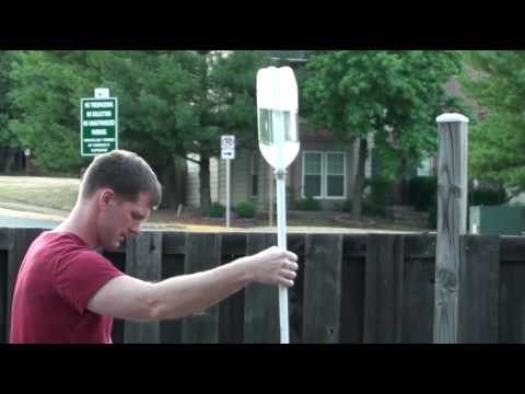 awesome homemade water rocket