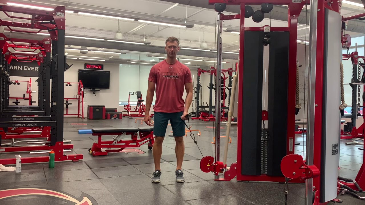 Cross Body Cable Curl YouTube