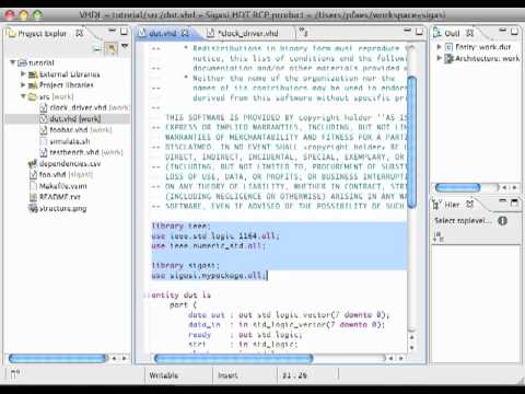 Templates for VHDL File Headers - YouTube