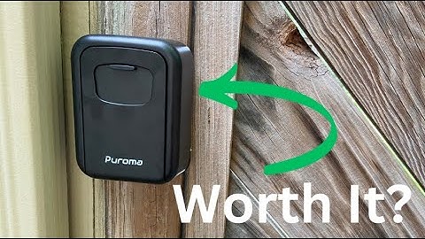 Review - Puroma Security Key Lock Box, 4-Digit Combination Waterproof Lock Box Key Storage Lockbox