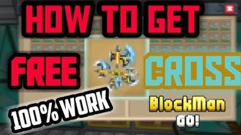 how to get stacked cross in blockman skyblock (100% working)