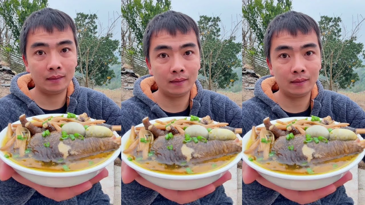 Rural Food Eating Show | Satisfying Chicken Soup Supper, Home-Style Comfort Food So Delicious