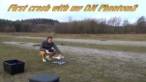 My first crash with DJI Phantom 2