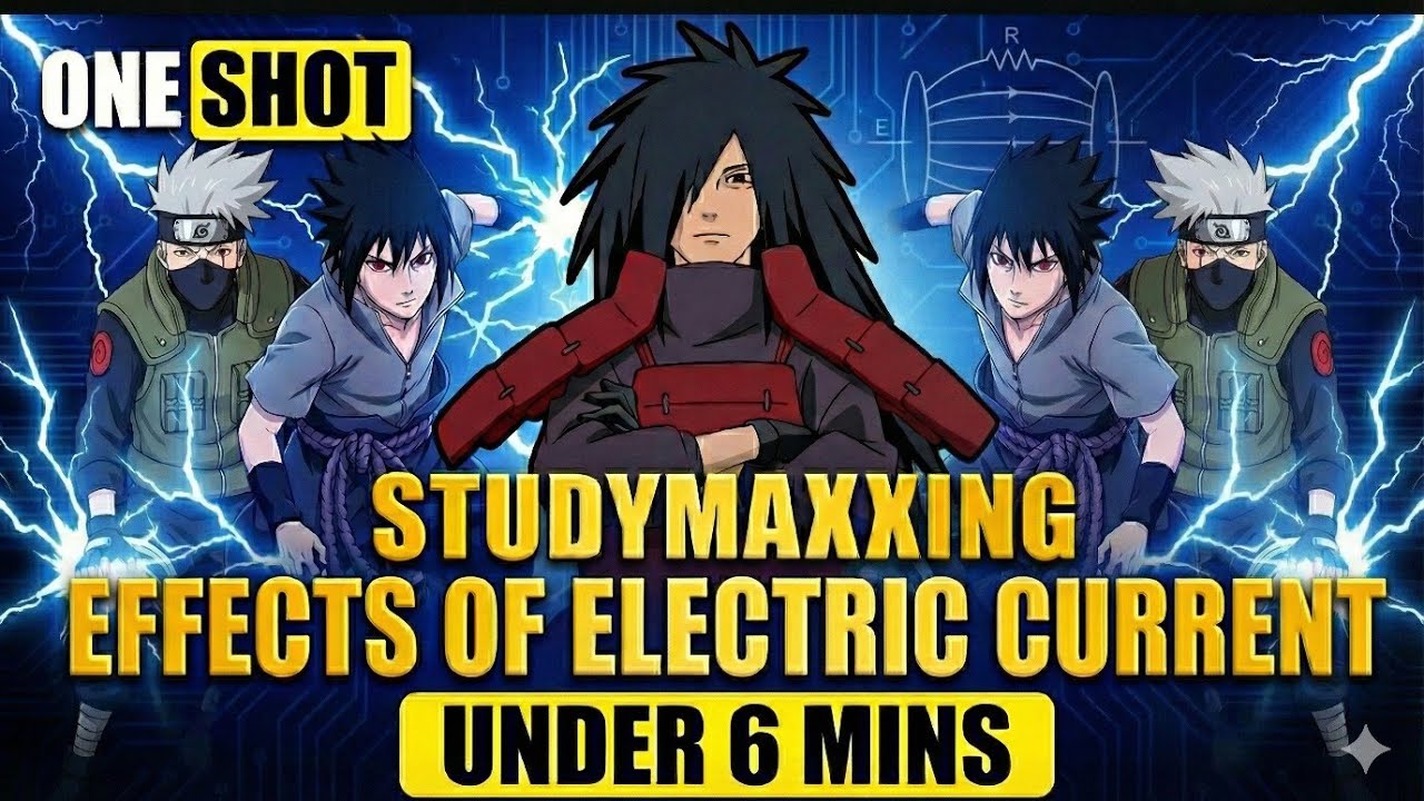 ⚡ Effects of Electric Current SPEEDRUN (Under 6 Mins) | Class 10 Studymaxxing
