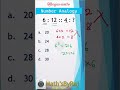 Number Analogy Question #maths #shortsfeed #shorts #numberanalogy #ytshorts