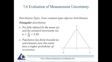 A Look at ISO/IEC 17025:2017 - Evaluation of Measurement Uncertainty & Validity of Results