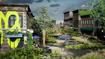 Abandoned city Made in Unreal Engine 4