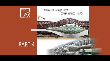 Parametric design façade Panels KAFD building by ZAHA HADID Part 04