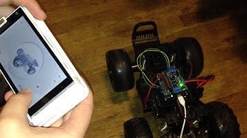Control car by wifi using Android and Arduino