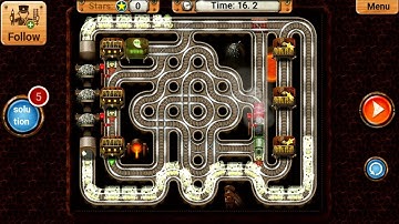 Rail Maze 2 Zigzag Track Gameplay - Train Puzzle Game - Android Gameplay #2311