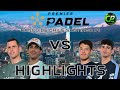 TAPIA & COELLO VS PAQUITO & LEBRON - SEMI FINAL Premier Padel BANCO CHILE SANTIAGO P1 - HIGHLIGHTS