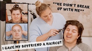 I gave my boyfriend a haircut...🤷🏻‍♀️