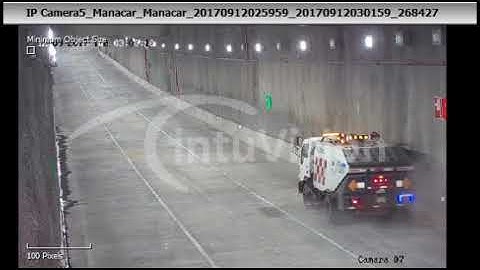 intuVision VA Smoke Detection in Tunnel