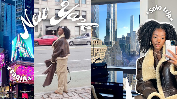 SOLO TRIP VLOG: JE ME RETROUVE SEULE À NEW YORK !!
