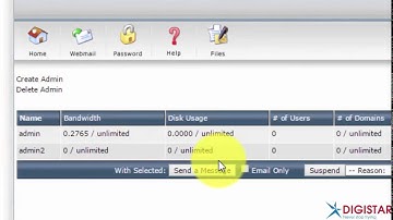 Phần 1: Các chức năng thuộc phần Server Management trong DirectAdmin - Admin Level