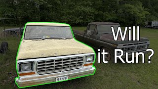Abandoned 1979 F100 Shortbed: Will it RUN after 23 years!?