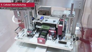 LED Light Assembly On A Tabletop Robot (cut from 2022 iREX IAI Booth, 09-1)