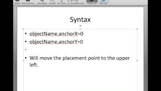 Anchor Points in Corona SDK