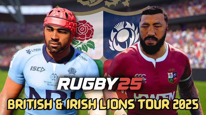 British & Irish Lions VS NSW Waratahs | EP 4 | Lions Tour on RUGBY 25 