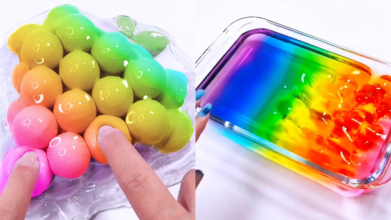 Relaxing Slime Compilation ASMR | Oddly Satisfying Video 😲 - YouTube