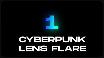 Cyberpunk HUD Lens Flares for After Effects 2023