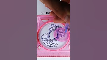 How many rotations did the pen make in total? 🤔 #2024 #shorts #Spirograph