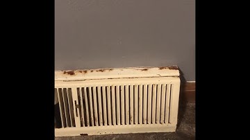 DIY Replacing/ Installing baseboard diffuser/ register for the first time