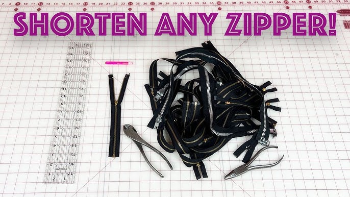 How to Shorten a Zipper - Clear Guide with Pictures & Video