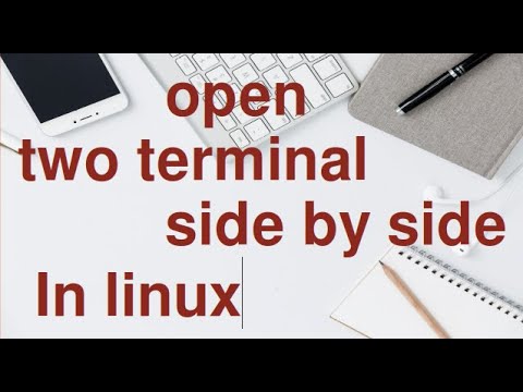How to split screen in Linux  with shortcut keys.