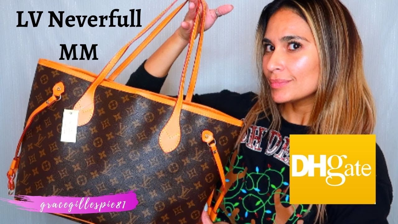 Great Quality DHgate Louis Vuitton Style Neverfull MM Tote Bag Just  Arrived! Bag Haul Unboxing 