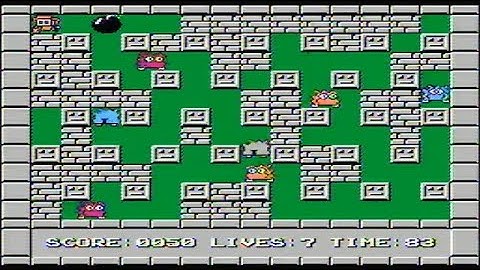 Bomberman / Dynablaster style game - NES Homebrew - NES Programming 6502 Assembly NESASM3