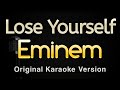 Lose yourself  eminem karaoke songs with lyrics  original key