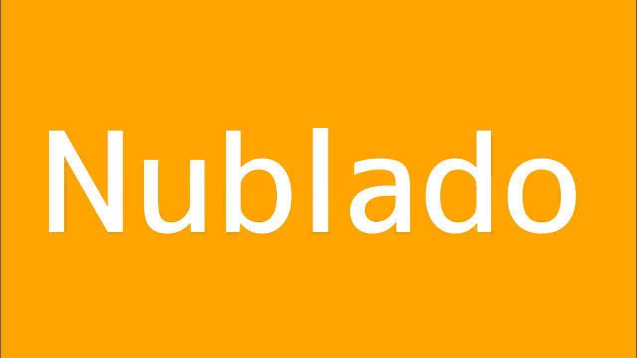 How to say Cloudy in Spanish YouTube