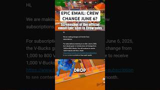 Fortnite Crew Change Confirmed June 6th 👀