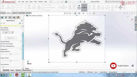 Solidworks Quick Tip #2 : Autotrace Sketch Picture